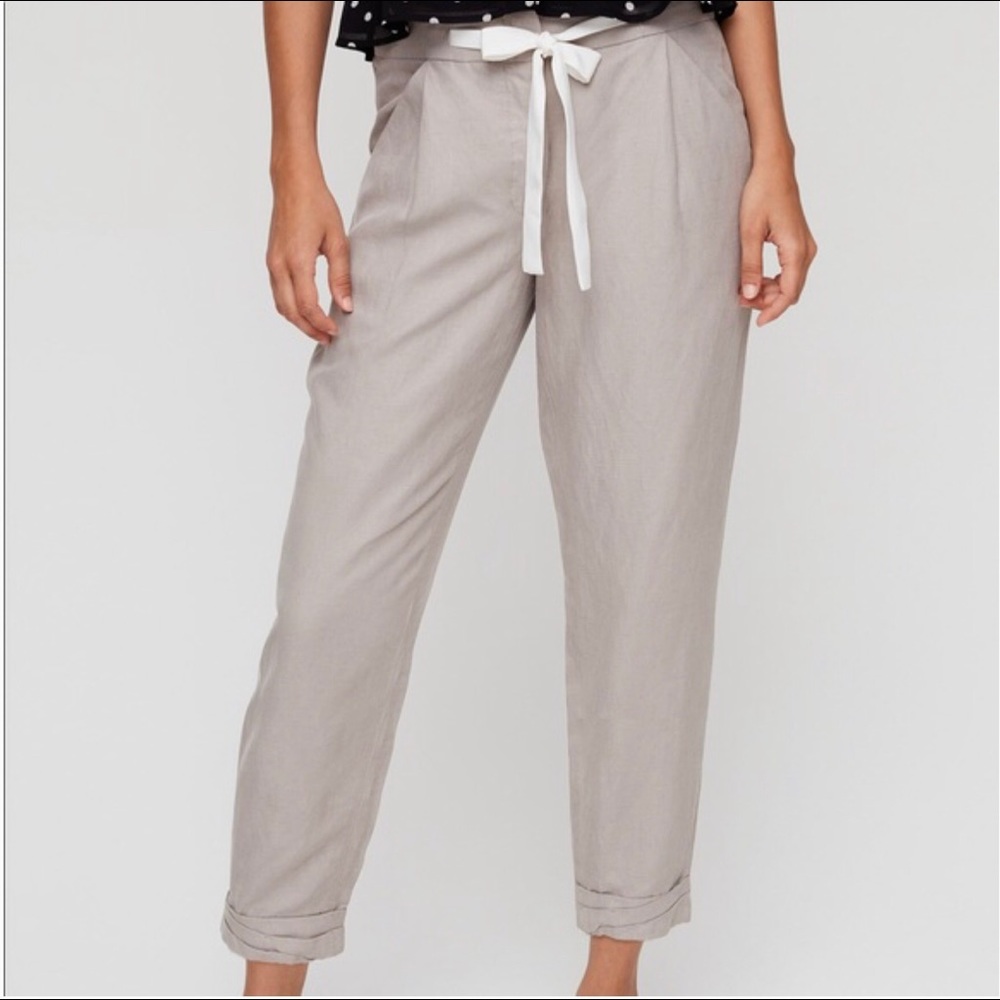 Aritzia Wilfred grey pants